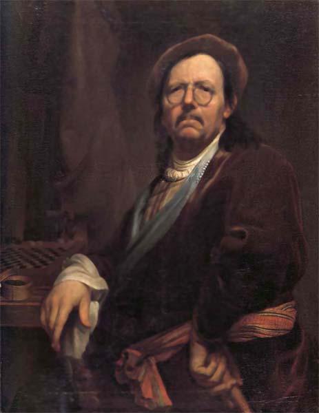 Johann kupetzky Self-Portrait Sweden oil painting art
